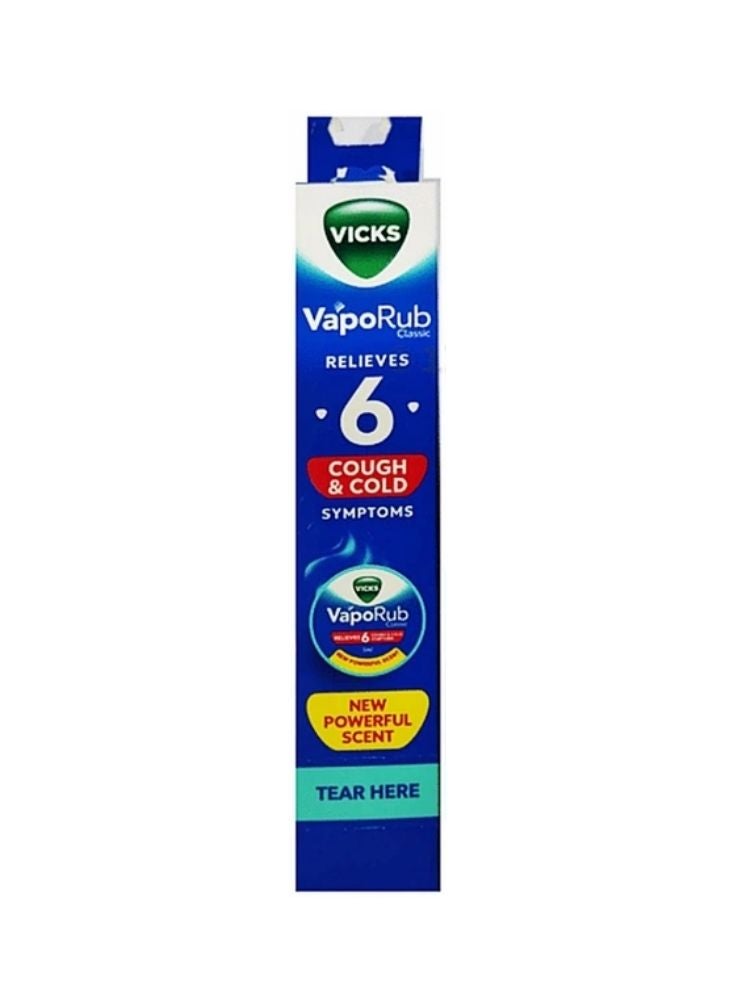 Vicks Pack of 14 Vicks VapoRub Classic Cough & Cold Relief Balm Box – Soothing Chest Rub for Congestion, Blue - Image 1